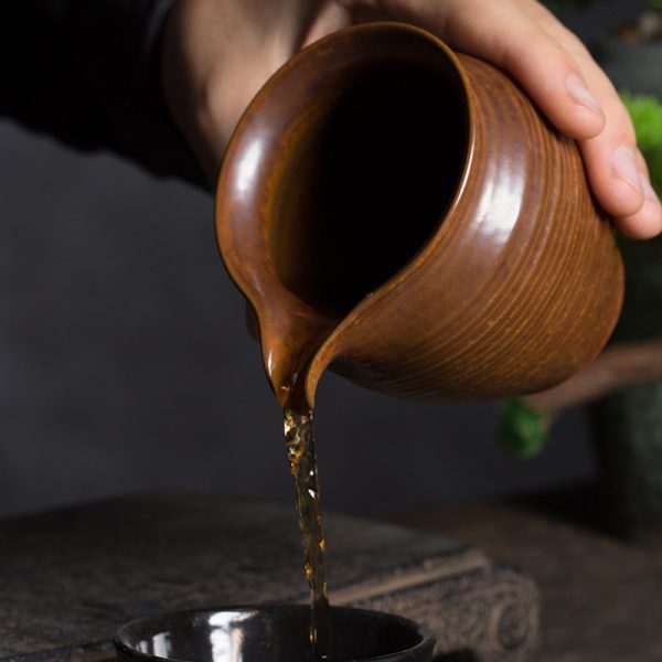 龙泉青瓷 公道杯功夫茶具陶瓷茶海手工大容量匀杯 青年艺术师手作