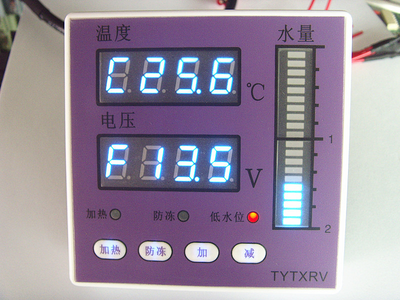 水温 水位 双电瓶电压 防冻 加热集成仪表 智能仪表TY