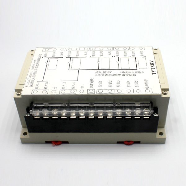 房车配件5路12V/24V 大电流继电器控制盒 交流继电器组 TY