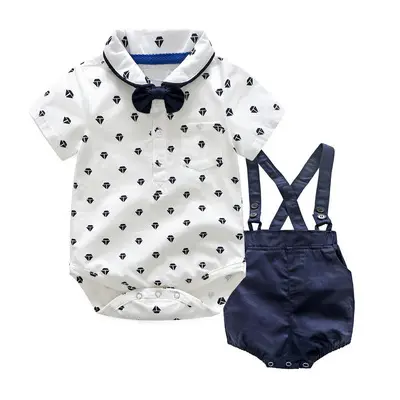 加工定制 跨境kids dress 婴儿爬服夏季新款婴幼儿服饰婴童装连体