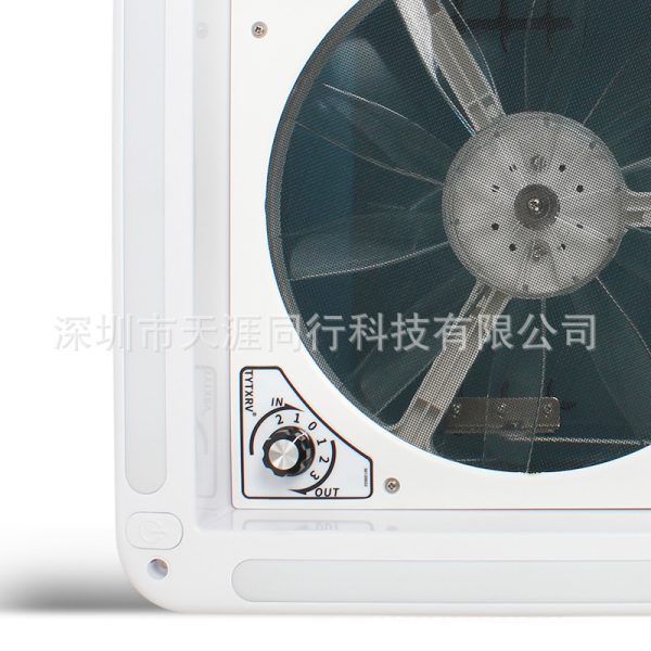 RV ROOF VENT FAN WITH LED 3 SPEEDS MANUAL MODEL