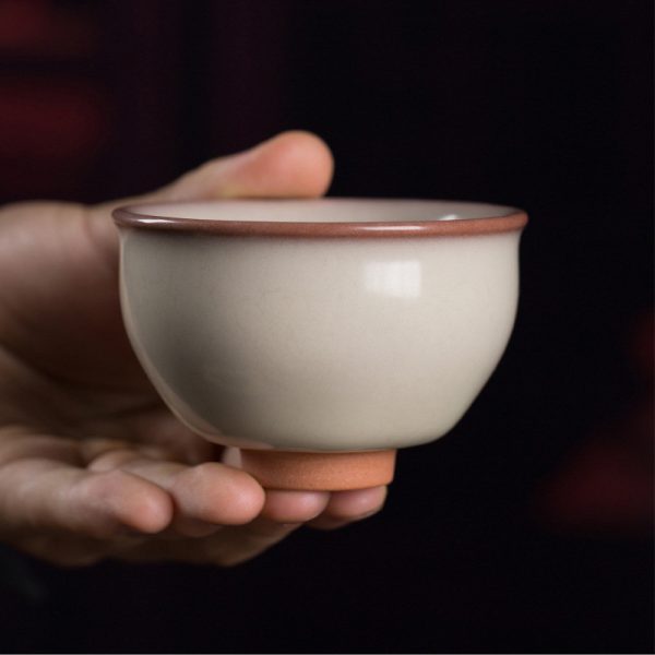 龙泉青瓷 主人杯功夫茶杯个人单杯 陶瓷中式家用高档纯手工品茗杯