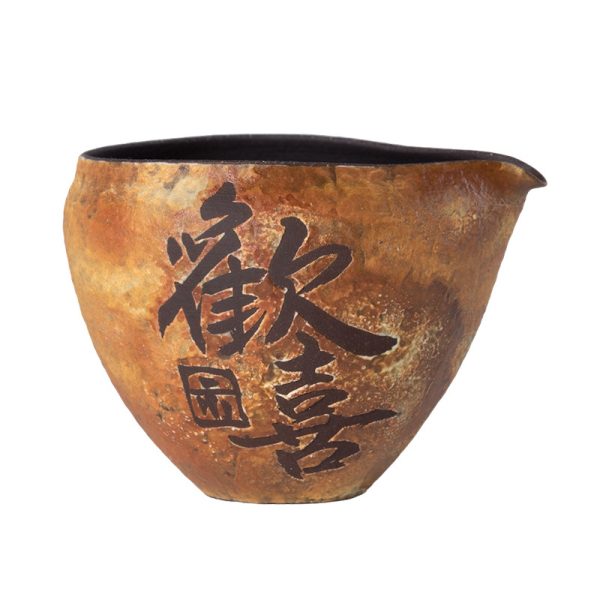 龙泉青瓷 公道杯复古老严泥均茶器 陶瓷茶海功夫茶道配件分茶器