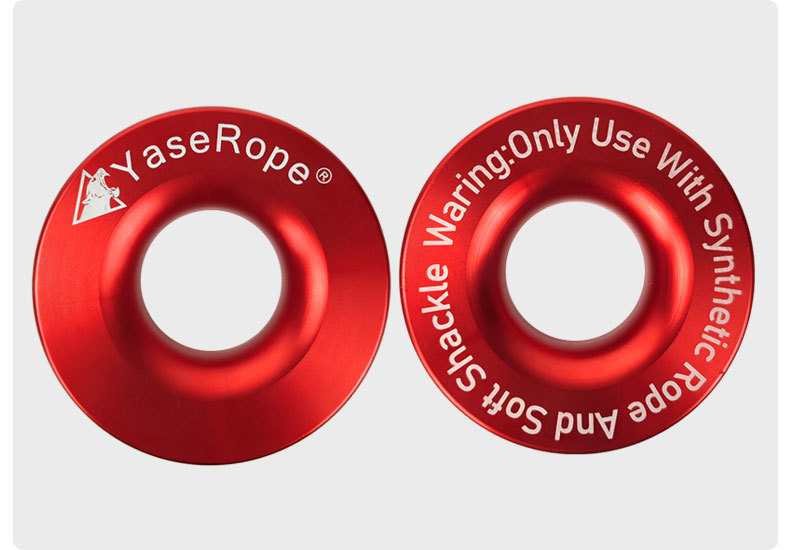 金属滑轮 航空铝材质 救援搭配软卸扣 拖车环 159mm金属