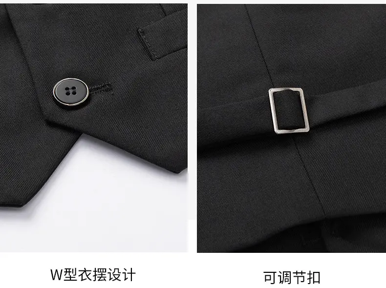 跨境现货男童休闲西装马甲学院风儿童背心班服小男孩单件纯色马夹