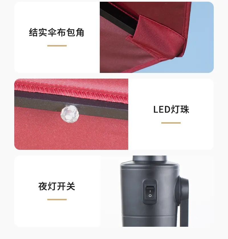 户外遮阳伞大型 庭院花园别墅折叠太阳伞酒店度假村广告罗马伞批