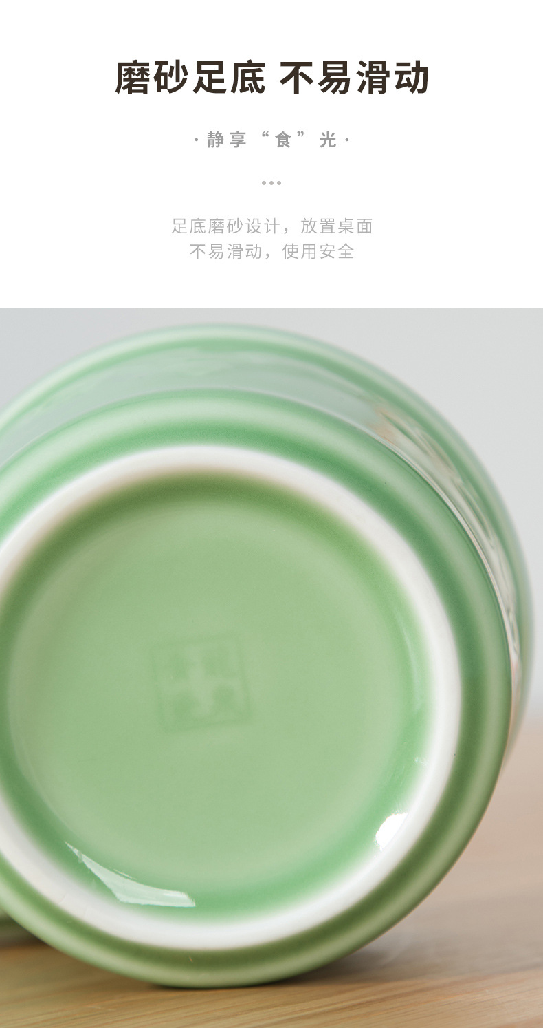 龙泉青瓷 炖盅炖锅甜品汤盅 陶瓷带盖小汤锅燕窝雪蛤隔水蒸蛋煲汤