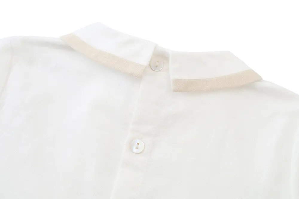男童西班牙风礼服纯色两件套夏新款高端童装服装上衣短袖短裤套装