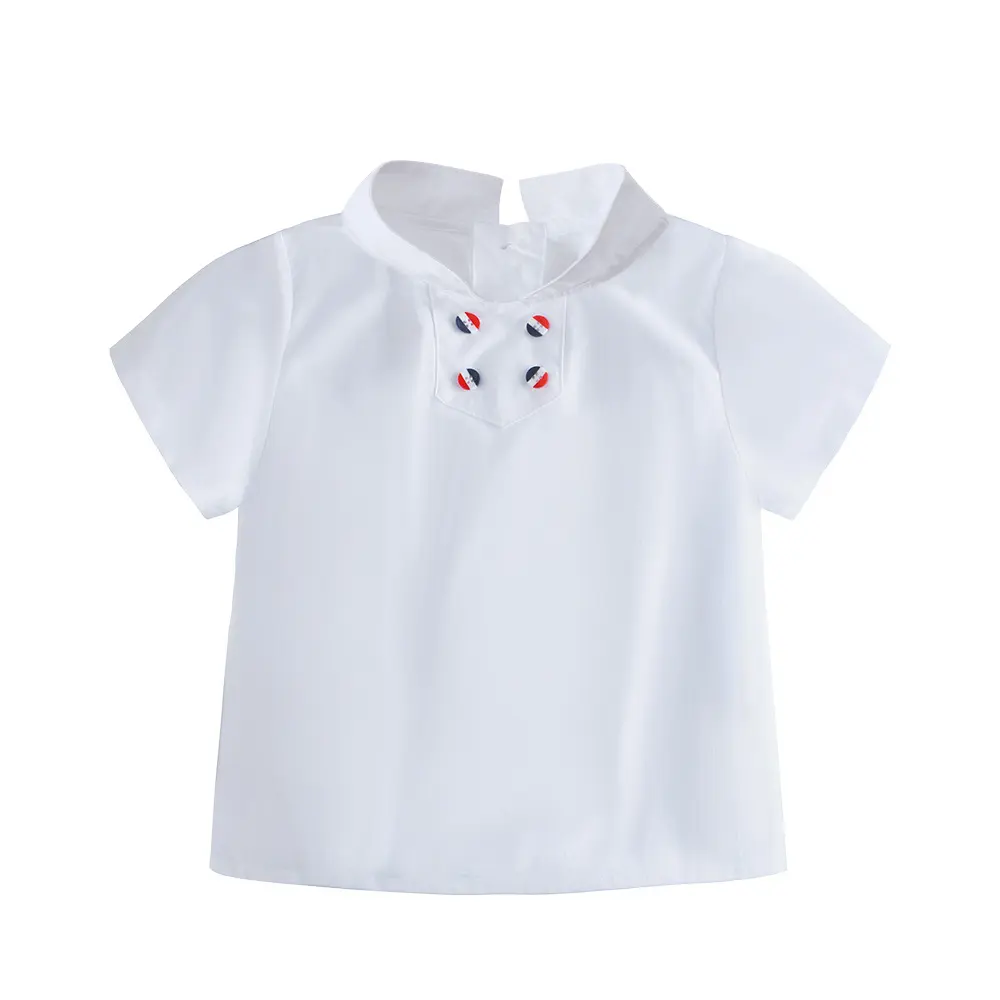 2025新款西班牙风男宝宝短袖短裤夏季跨境儿童生日表演工厂批发