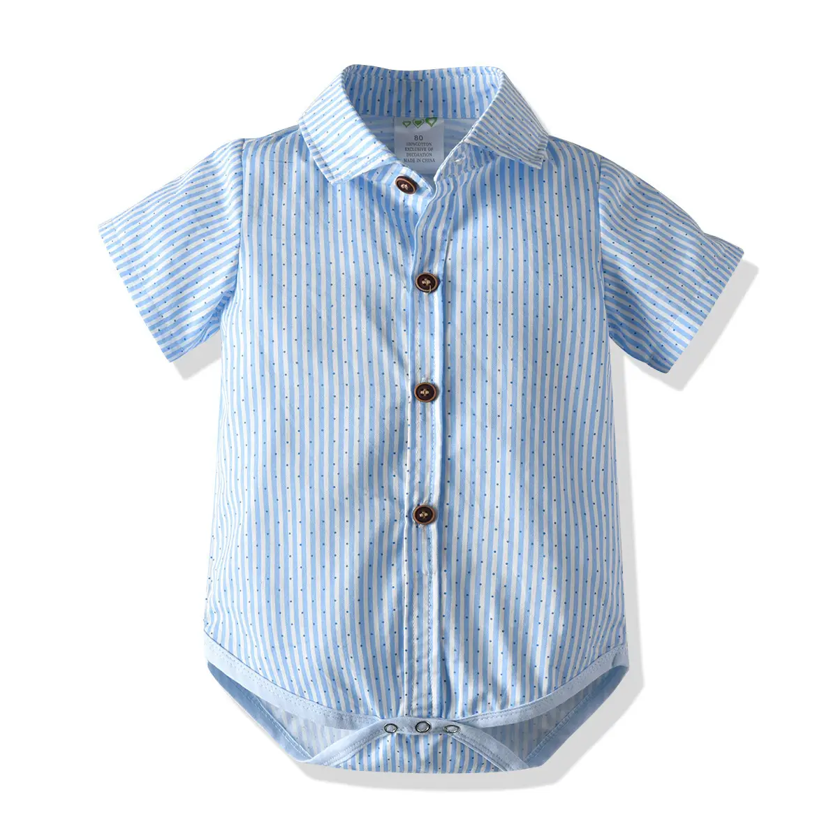 Baby jumpsuit跨境新款婴幼儿男童三角哈衣宝宝长短袖绅士爬服
