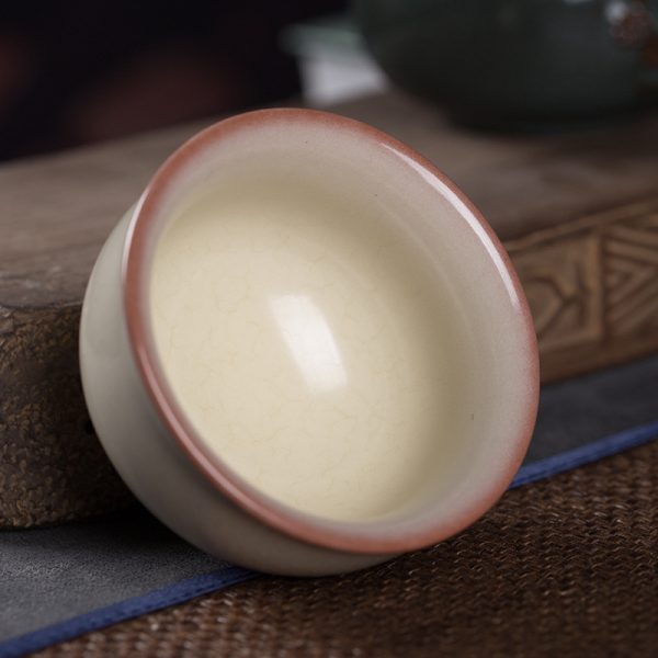 龙泉青瓷 主人杯功夫茶杯个人单杯 陶瓷中式家用高档纯手工品茗杯
