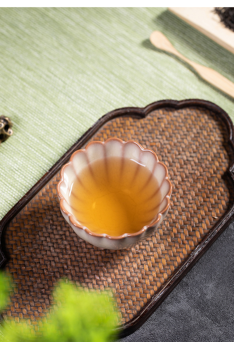 龙泉青瓷 创意猪油冻手工主人杯单杯 陶瓷功夫茶杯品茗杯茶碗茶盏