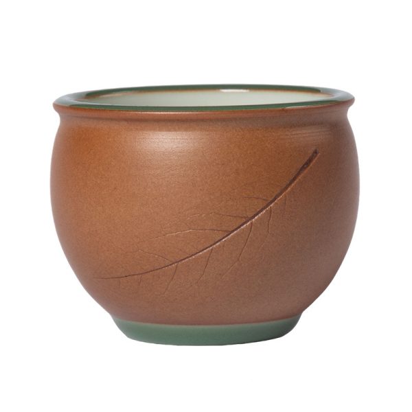 龙泉青瓷 原矿柴烧手工主人杯单个杯 陶瓷高档名家品茗杯功夫茶杯