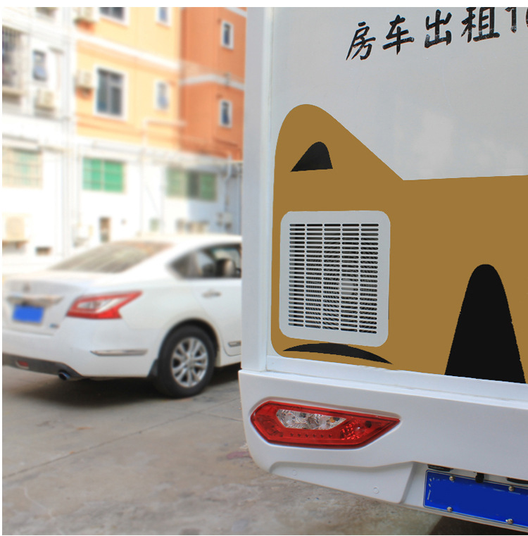 房车改装配件 旅居车空调外机出风口 房车不锈钢白色格栅检查口