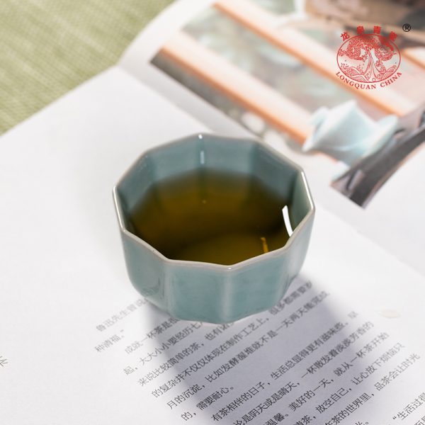 龙泉青瓷功夫茶杯主人杯单杯个人专用一口杯陶瓷喝茶碗品茗杯送礼