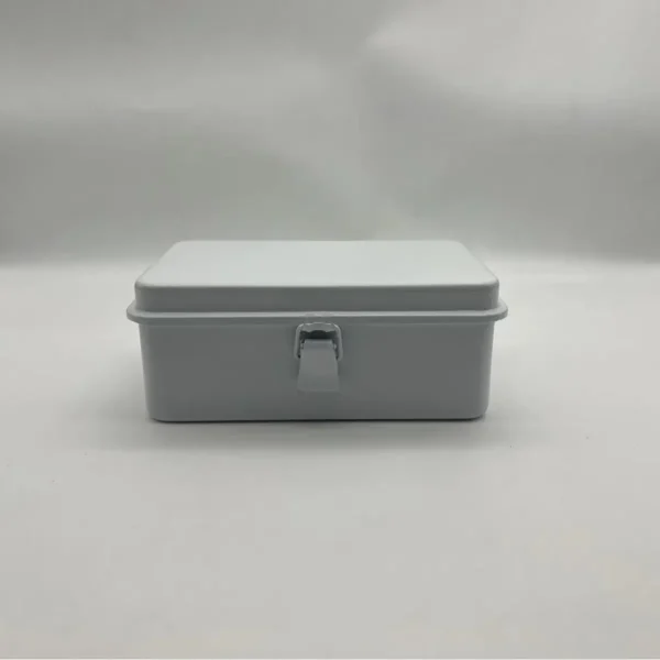 胶带盒铁质工具箱手帐胶带印章便签白色桌面文具盒大中小尺寸