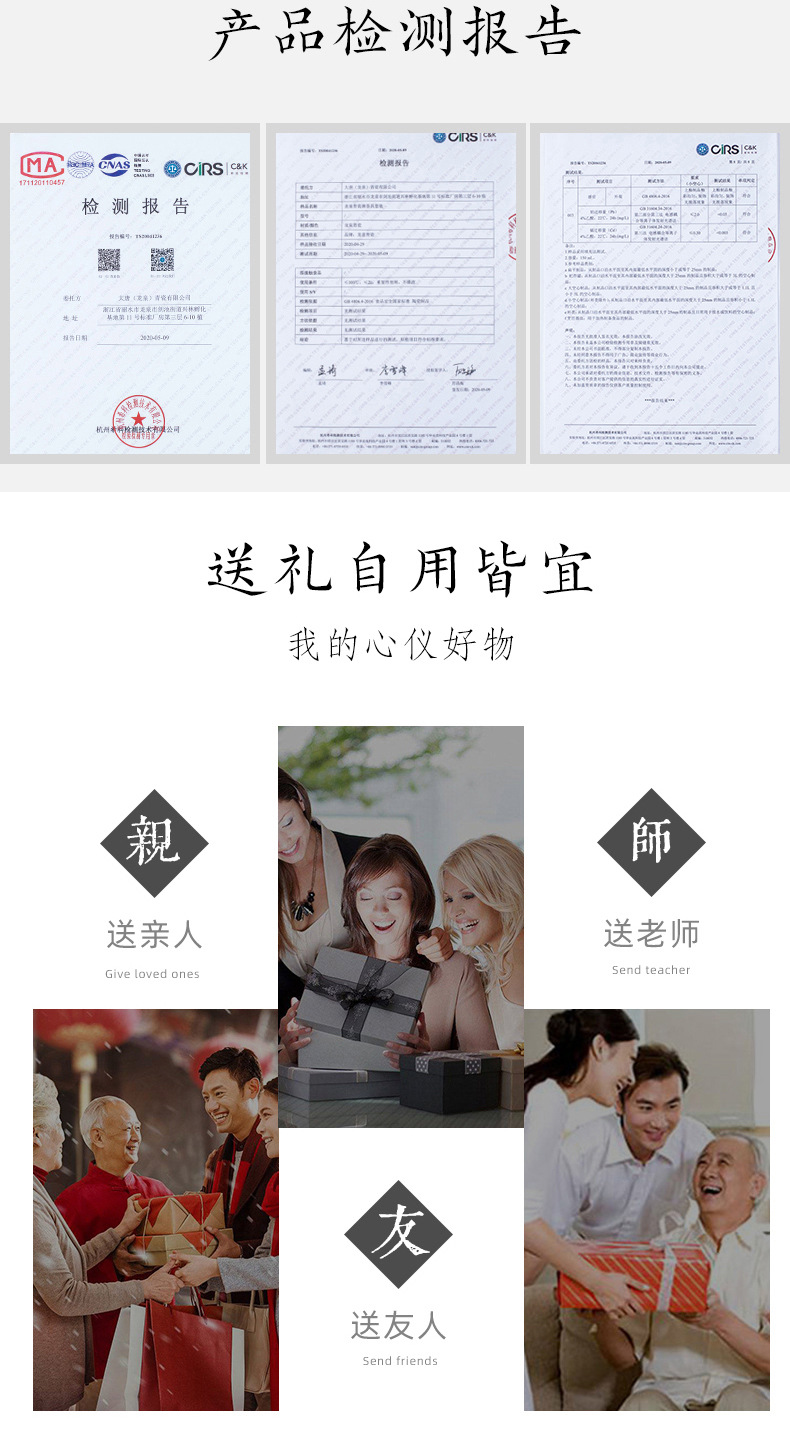 龙泉青瓷 茶叶罐密封储茶罐  陶瓷灰釉茶罐精美礼盒 商务送礼雕刻