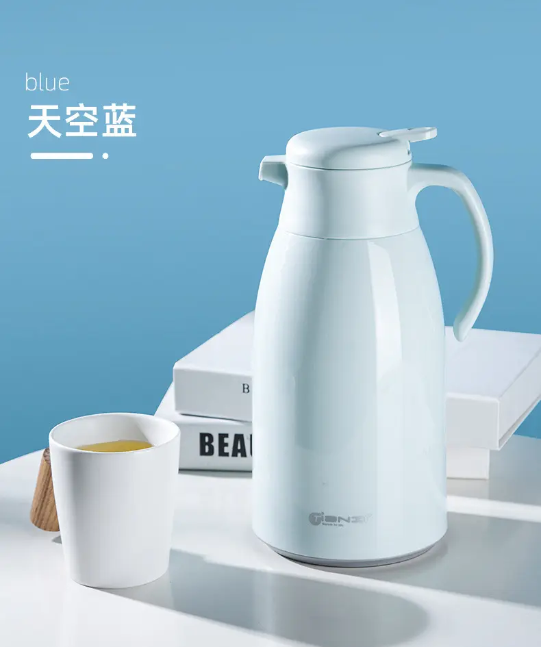 天喜开水壶家用卧室可爱玻璃内胆茶壶商务礼品壶 保温茶壶