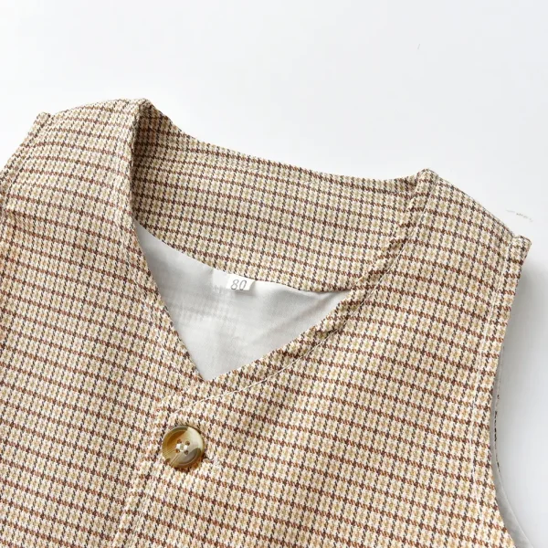 儿童西装套装帅气男童花童马甲礼服男宝宝周岁生日中大童西服秋冬