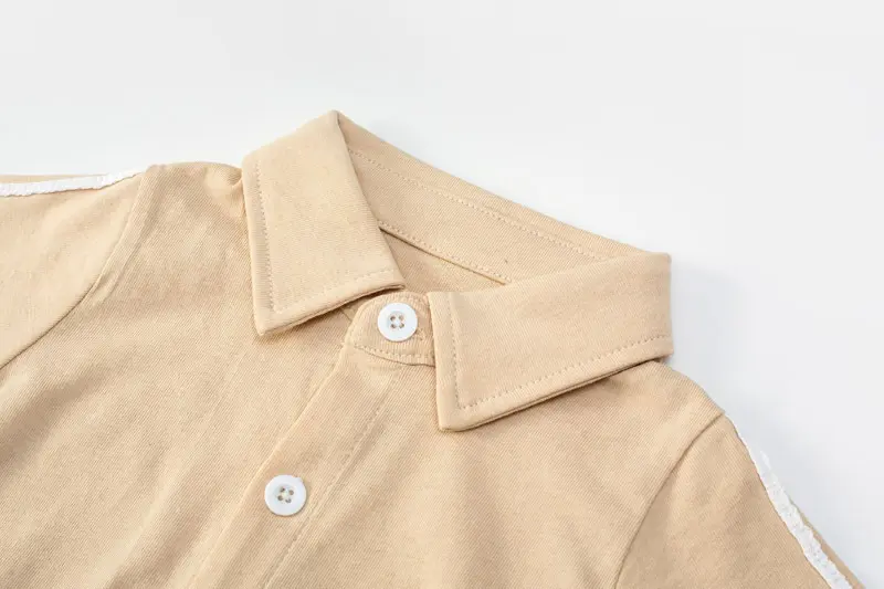 外贸夏新款男童三角哈衣短袖套装新生儿爬服短裤童装厂家一件代发