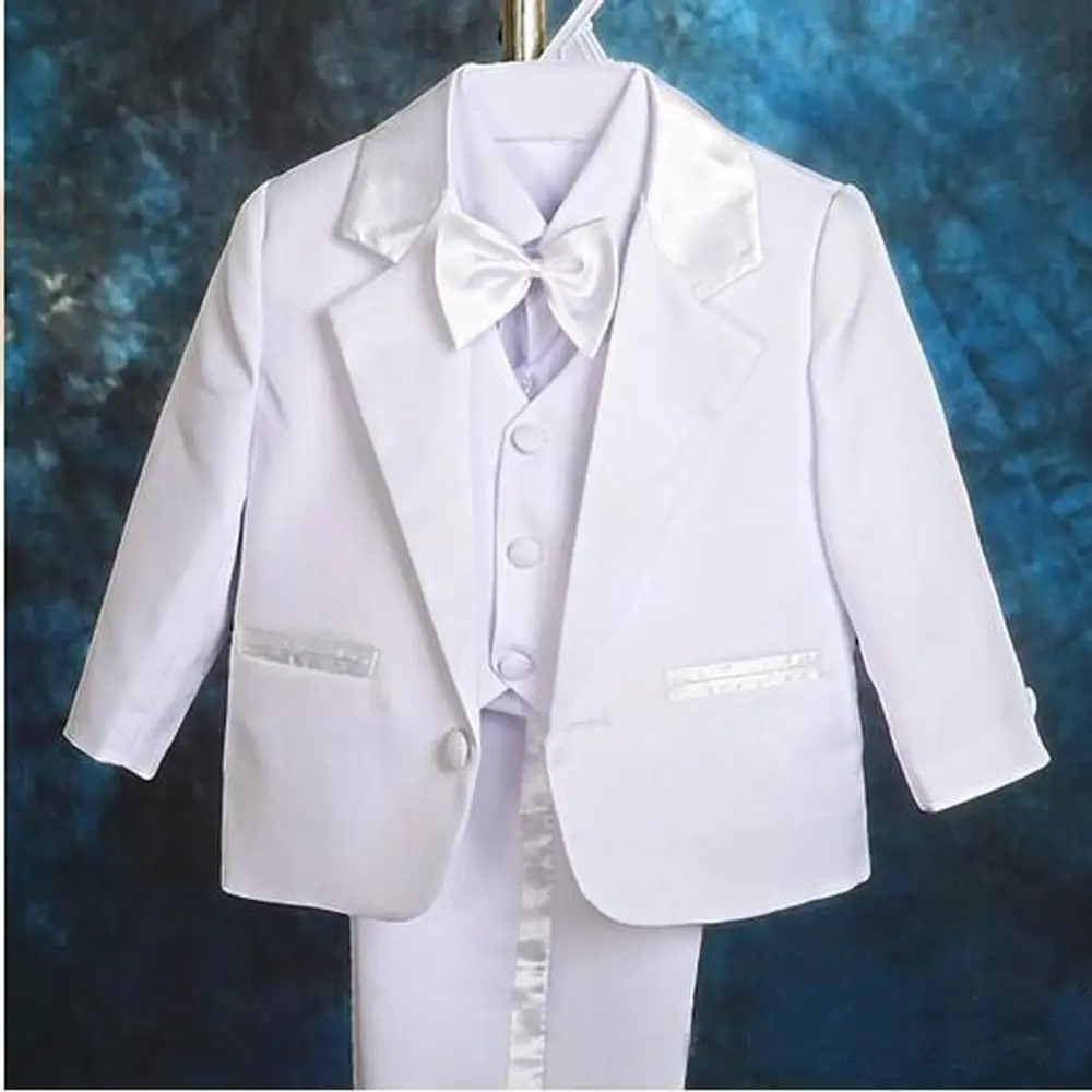 跨境欧美周岁男宝宝绅士婴儿西服百日天拍照花童西装春秋礼服套装