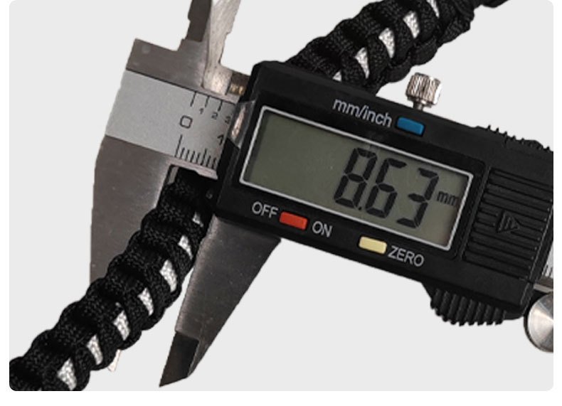 定制【高品质手链】7英寸 户外逃生荒野求生手环8英寸 涤纶材质