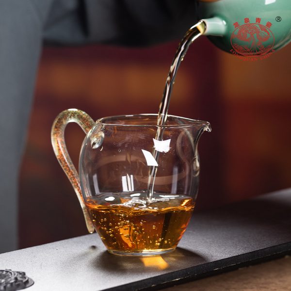 龙泉青瓷 创意高档手工跳刀一壶四杯功夫茶具 复古旅行泡茶壶茶杯
