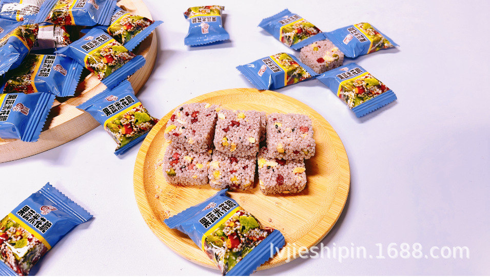 小米脆黑米酥甜味米花糖网红糕点特色小吃零食网红爆款整箱批发