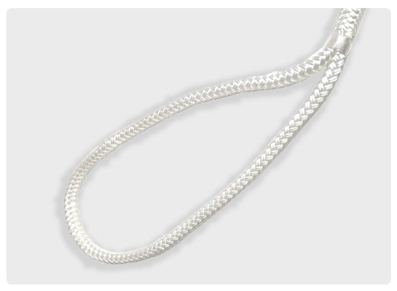 码头线绳 系泊线 船坞绳索 双层编织锚固线 双编织白色绳