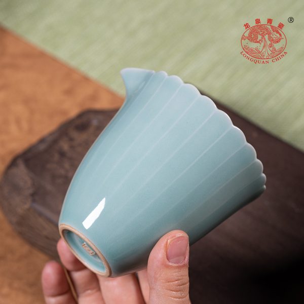 龙泉青瓷公道杯防烫分茶器匀杯陶瓷创意茶海单个家用功夫茶具配件