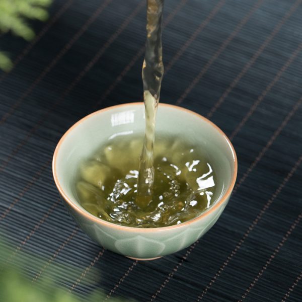 龙泉青瓷个人功夫茶杯原矿仿古莲瓣品茗杯单个小杯子陶瓷创意茶碗