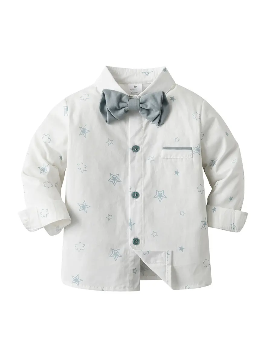 秋季新款男童绅士礼服套装男宝宝长袖长裤多件套欧美跨境童装批发