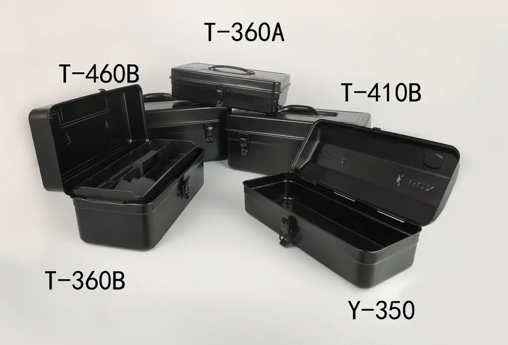 铁皮工具箱410B手提工具箱 加厚 收纳工具箱 铁盒工具箱 铁工具箱