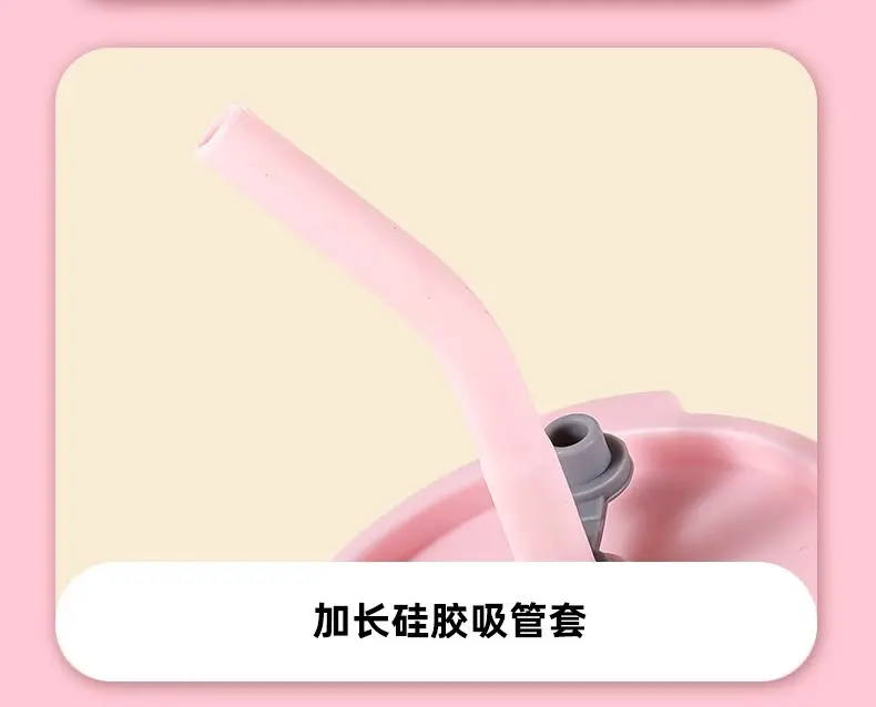 带把手吸管杯女生高颜值大容量水壶2025新款夏日茶歇双饮杯塑料杯