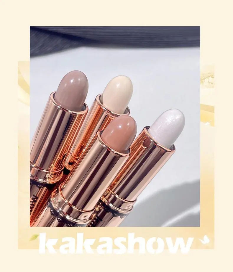 kakashow双色高光修容棒修饰提亮高光棒双头自然防水遮瑕化妆批发