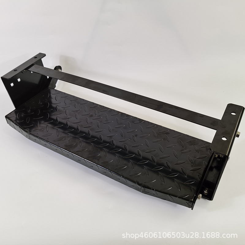 美式房车折叠踏步 旅居车上下迎宾踏板 拖挂车单层踏步手动收缩脚