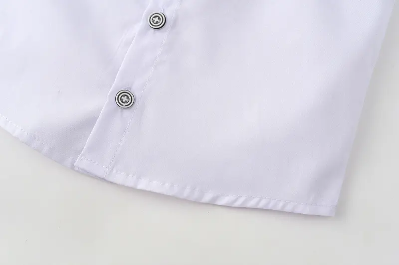 夏季新款欧美风儿童短袖衬衫背带裤套装男童绅士小礼服童装批发