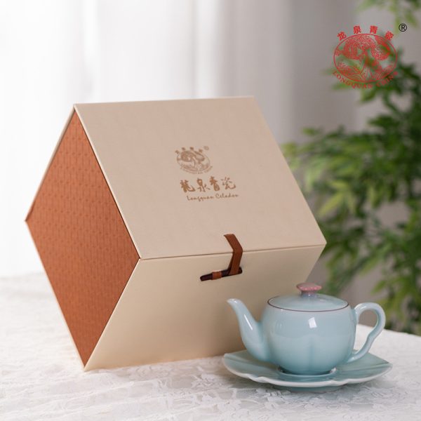 龙泉青瓷下午茶咖啡壶欧英式红茶壶家用功夫过滤壶陶瓷高档泡茶器