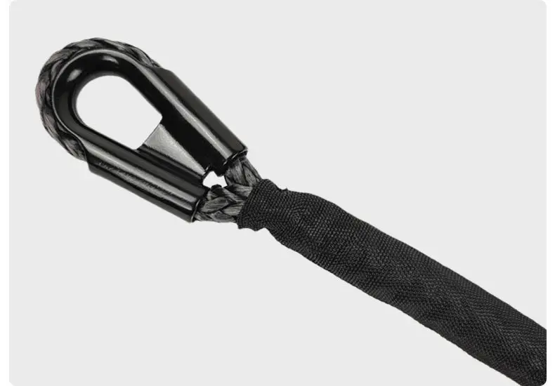 【厂家定制】 超高分子聚乙烯12mm x 24m芳纶绞盘绳 汽车牵引绳