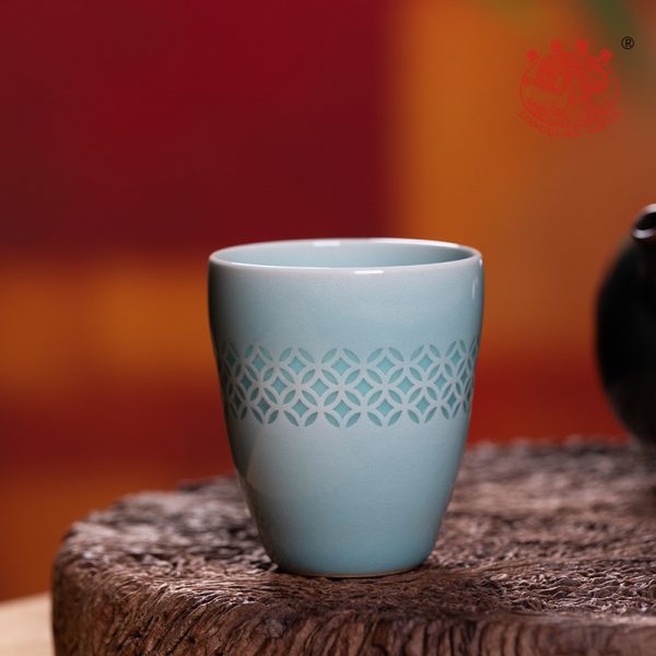 空山新雨龙泉青瓷功夫茶具手工主人杯单杯陶瓷品茗杯一口杯小茶杯
