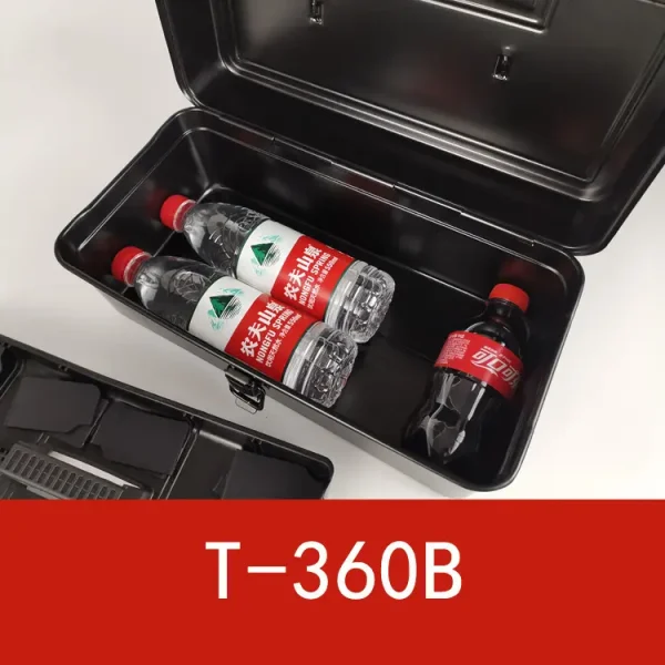 金属收纳箱厂家供应批发T-360B铁皮工具箱手提 铁制工具箱 全