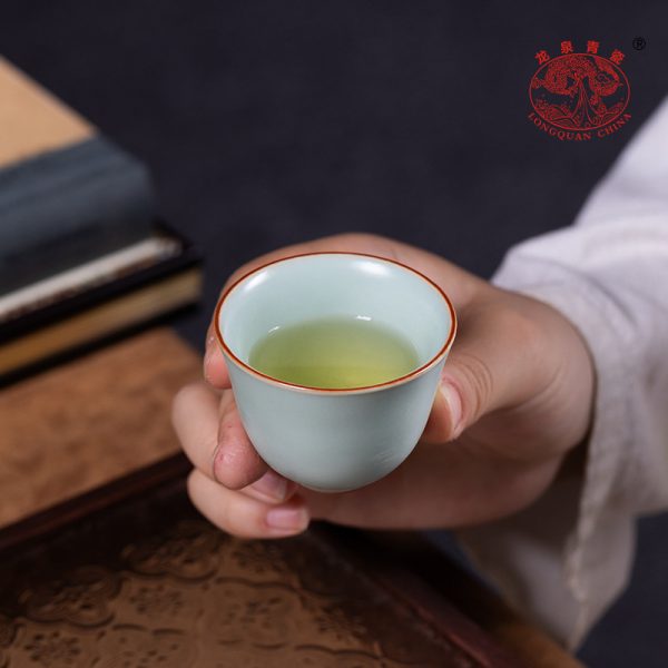 汝窑茶具套装功夫陶瓷中式家用一壶四杯便携旅行茶壶茶杯泡茶组合