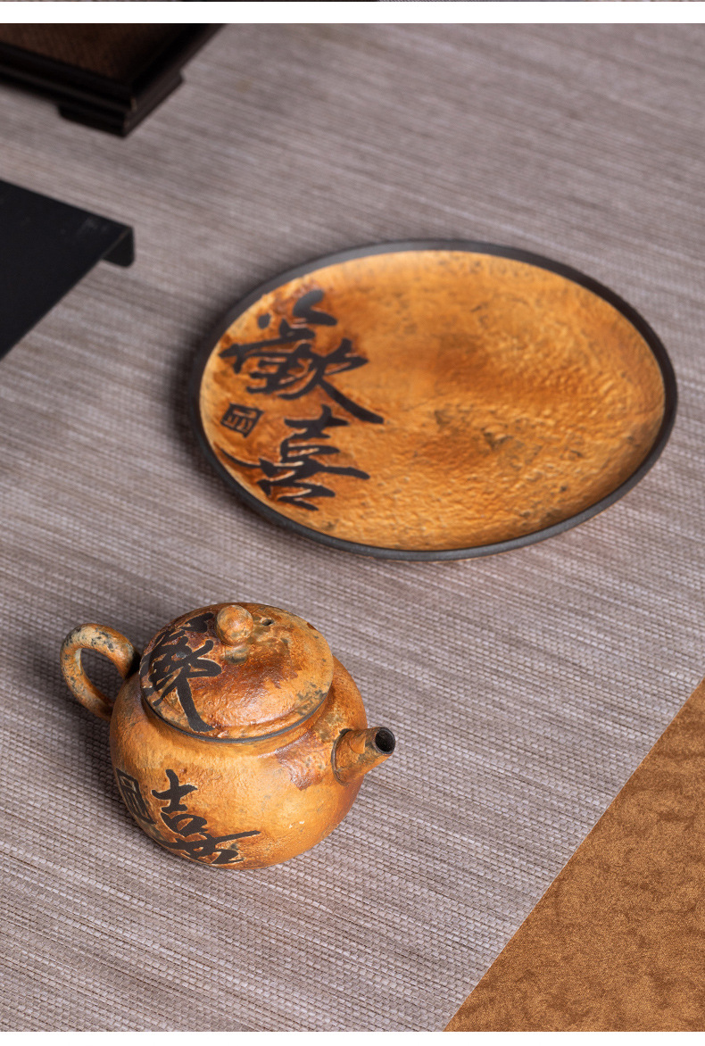 龙泉青瓷 茶壶手工老岩泥过滤泡茶壶单壶 陶瓷家用功夫茶具小水壶