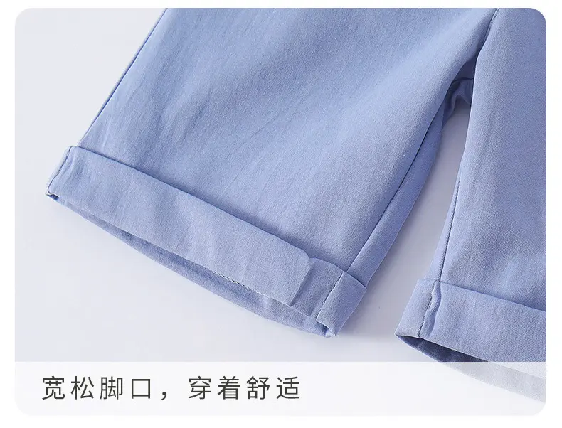 跨境欧美哈衣短袖短裤三件套儿童服装小宝宝夏季洋气礼服男童套装