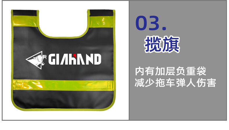 尼龙救援拖车绳kinetice recovery rope户外弹力越野汽车圆形牵引
