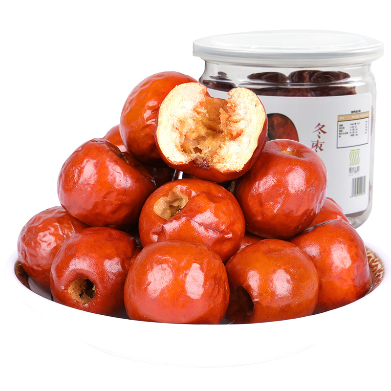 香酥脆枣罐装去核65g酥脆免洗无核红枣批货散装零食厂家批发