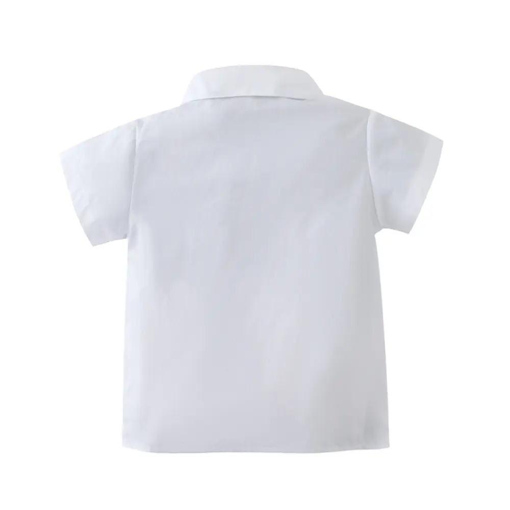 加工定制 男宝宝夏季新款儿童短袖两件套背带英伦绅士kids dress