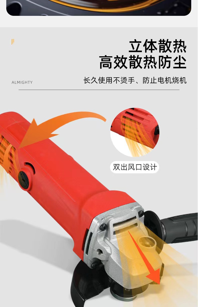 跨境爆款便宜角磨机美规欧规英规澳规110V220V角磨机