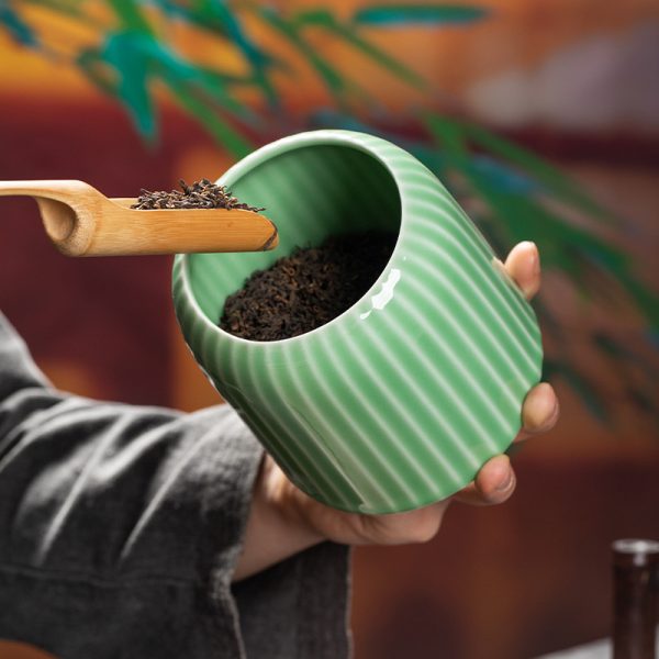 龙泉青瓷 茶叶罐密封罐大容量储存罐 陶瓷通用普洱红茶防潮收纳盒