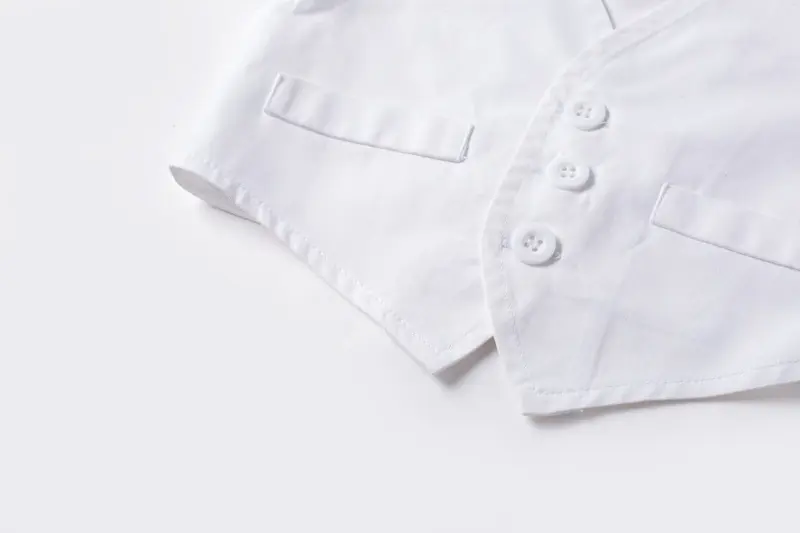 男宝宝绅士周岁洗礼服欧美新款男童新款连体爬服一件代发童装礼服